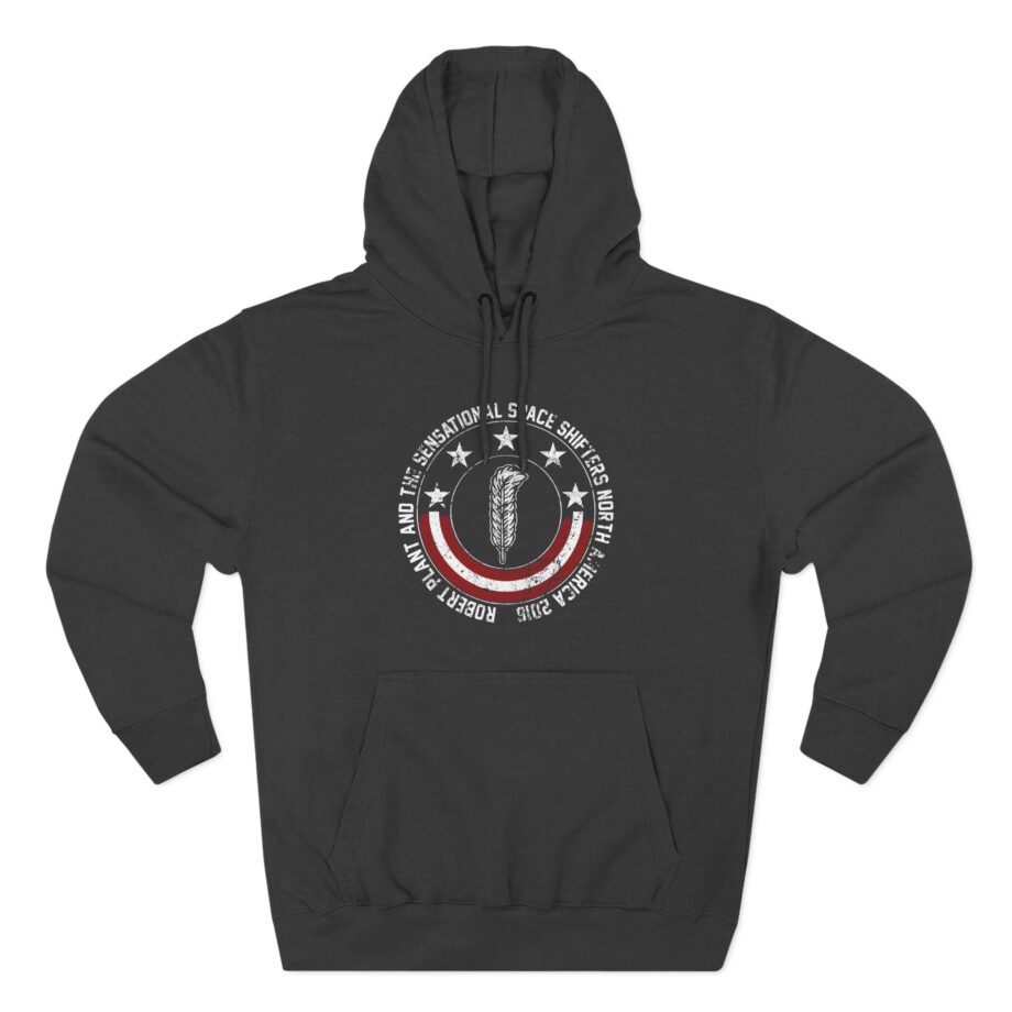 Robert Plant Patriotic Quill Itinerary Three-Panel Fleece Hoodie
