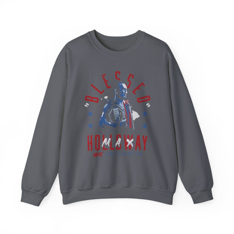 Max Holloway Blessed Bmf Champion Unisex Heavy Blend™ Crewneck Sweatshirt