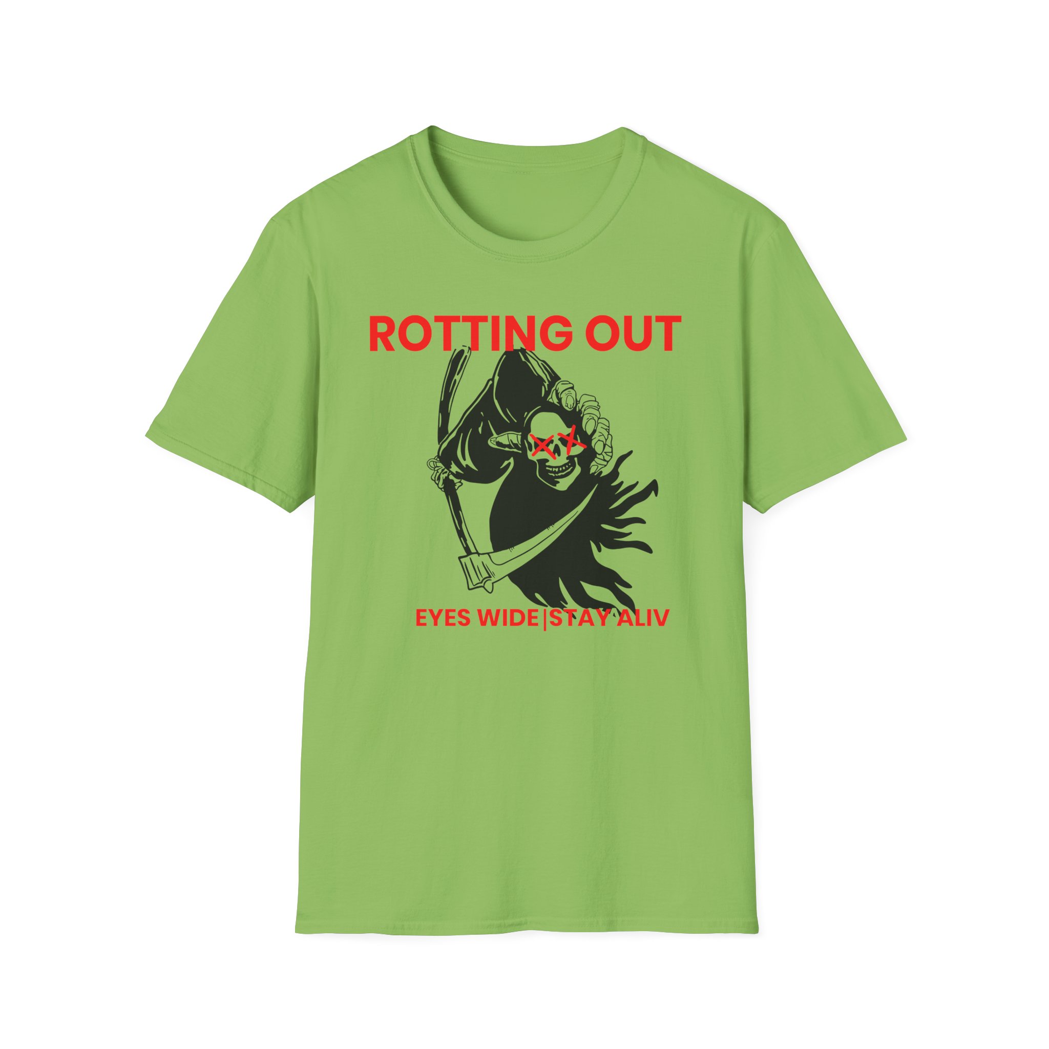 Rotting Out Eyes Wide Stay Alive Unisex Softstyle T-Shirt