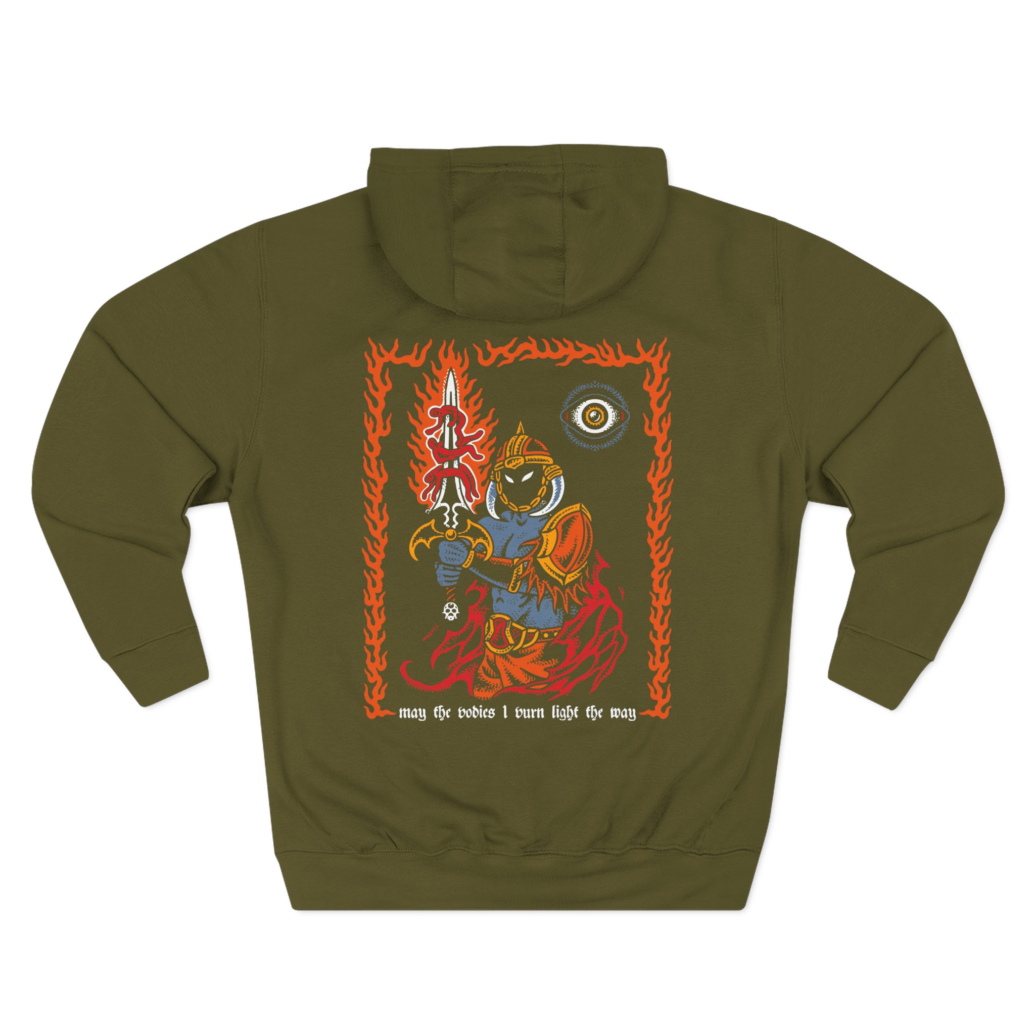 The Acacia Strain may the vodies 1 vurn light the way Three-Panel Fleece Hoodie