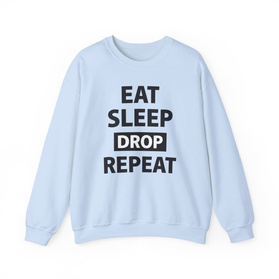 Morgz Eat Sleep Drop Repeat Unisex Heavy Blend™ Crewneck Sweatshirt