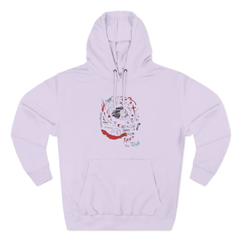 Saint Jhn Three-Panel Fleece Hoodie