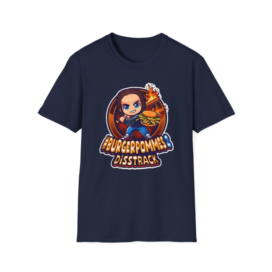 Burger Pommes Unisex Softstyle T-Shirt