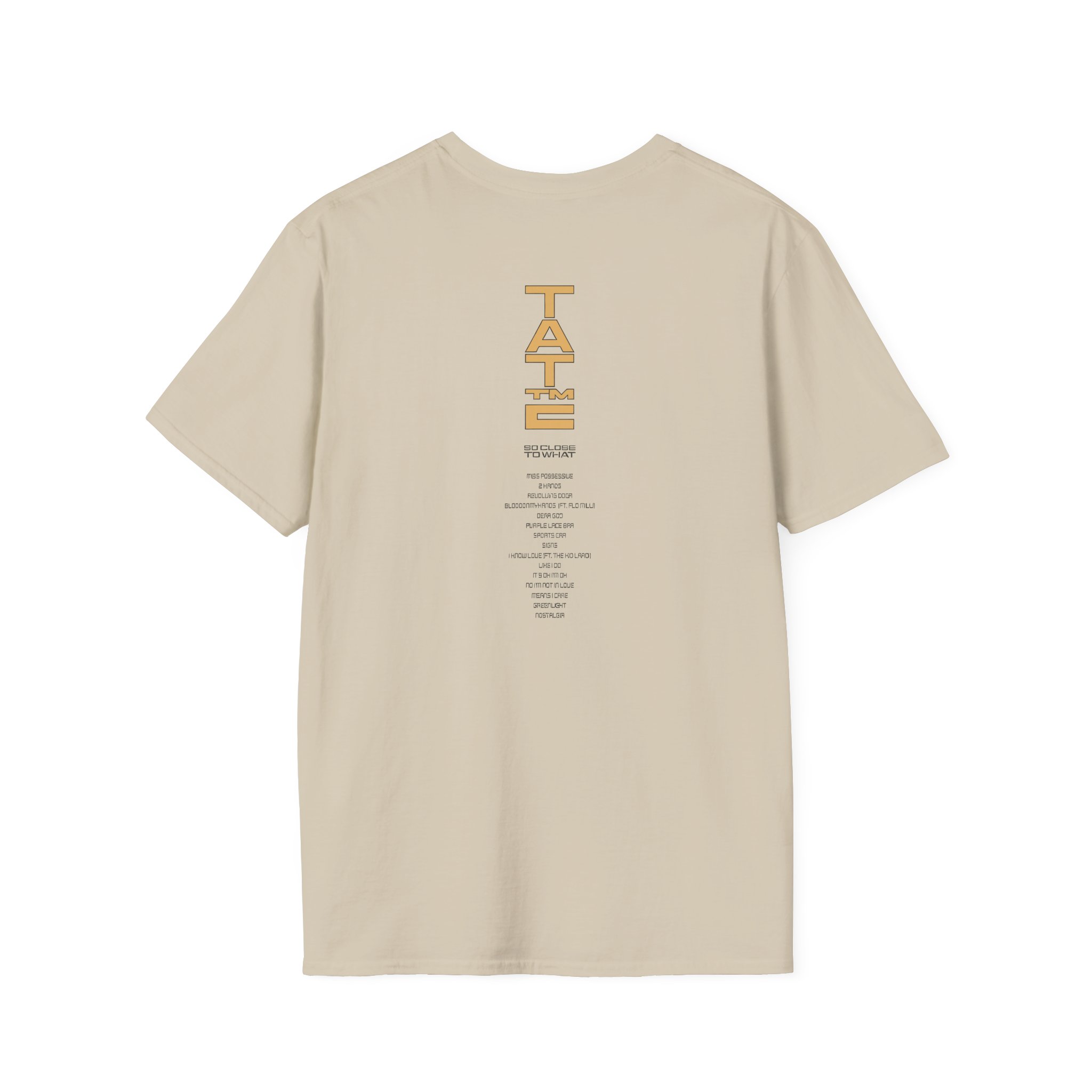 Tate Mcrae Tracklist Unisex Softstyle T-Shirt