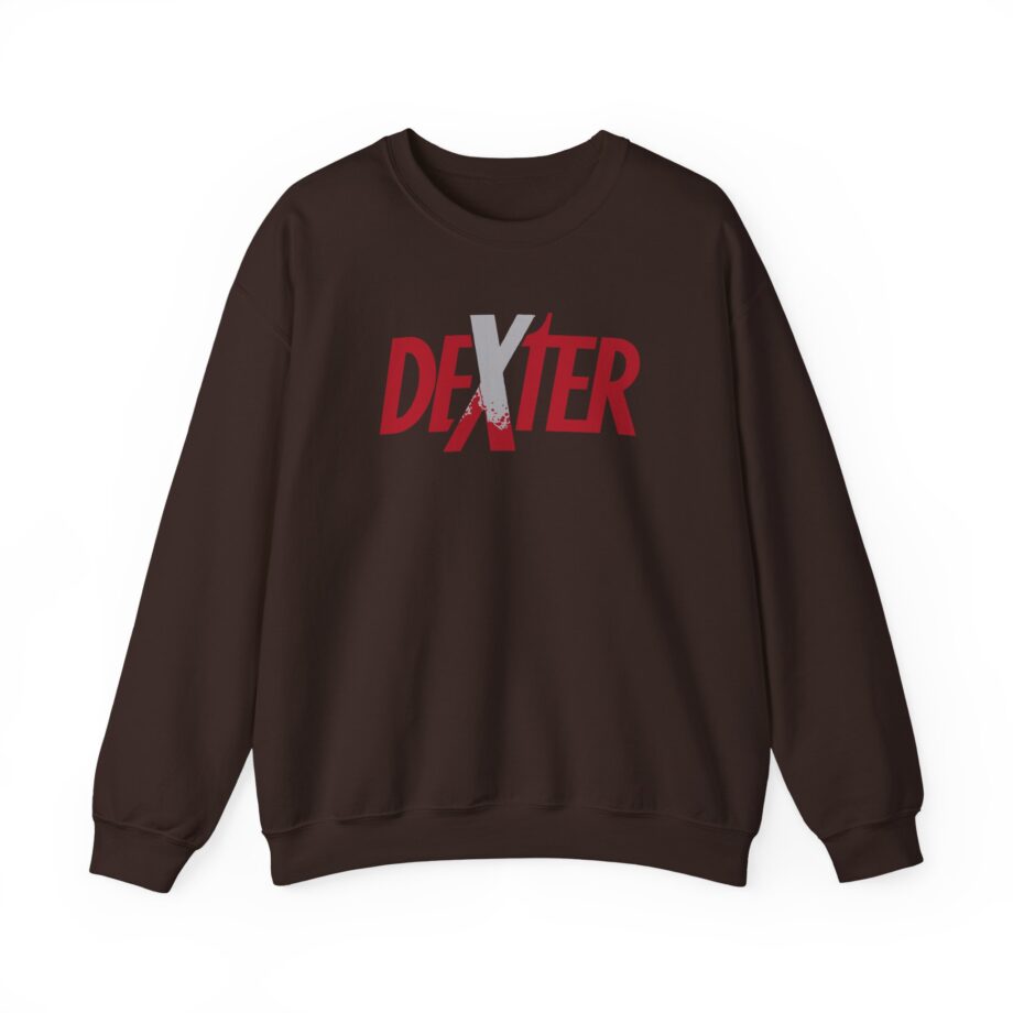 Dexter Spatter Logo Unisex Heavy Blend™ Crewneck Sweatshirt