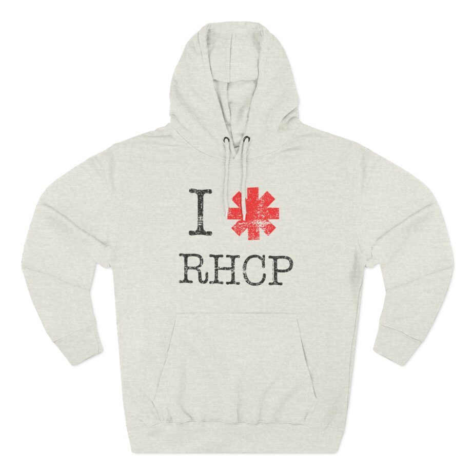 Red Hot Chili Peppers I Heart Rhcp Three-Panel Fleece Hoodie