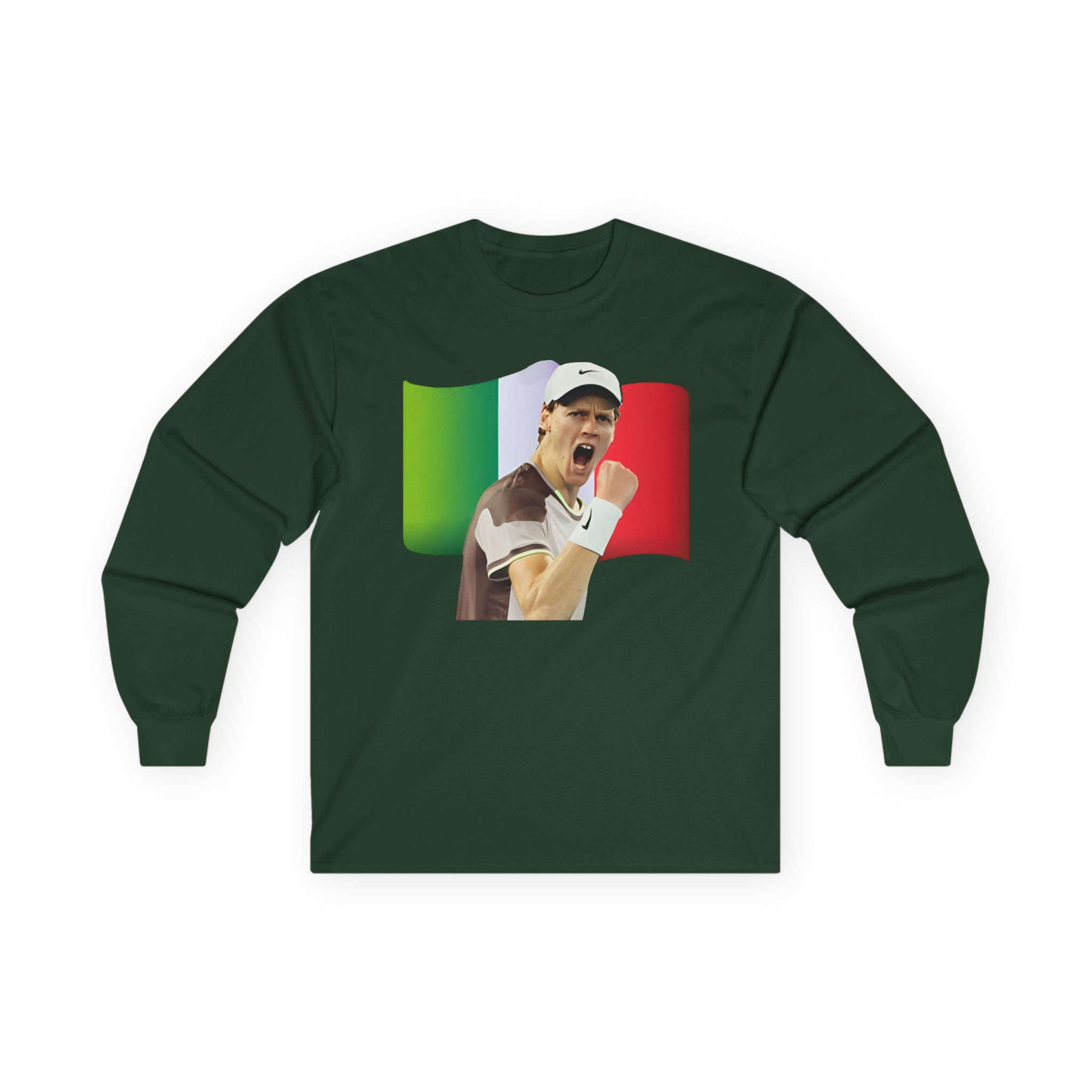 Jannik Sinner Italian Tennis Star Fan Unisex Ultra Cotton Long Sleeve Tee