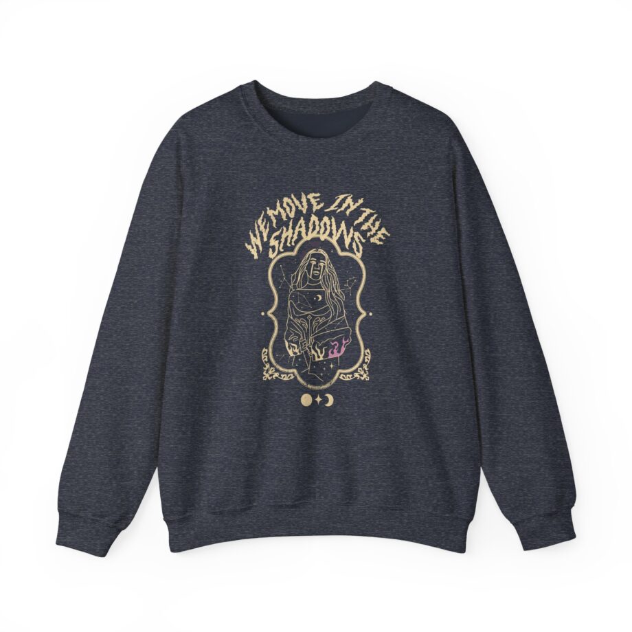 Charlotte Dobre We Move in the Shadows Unisex Heavy Blend™ Crewneck Sweatshirt