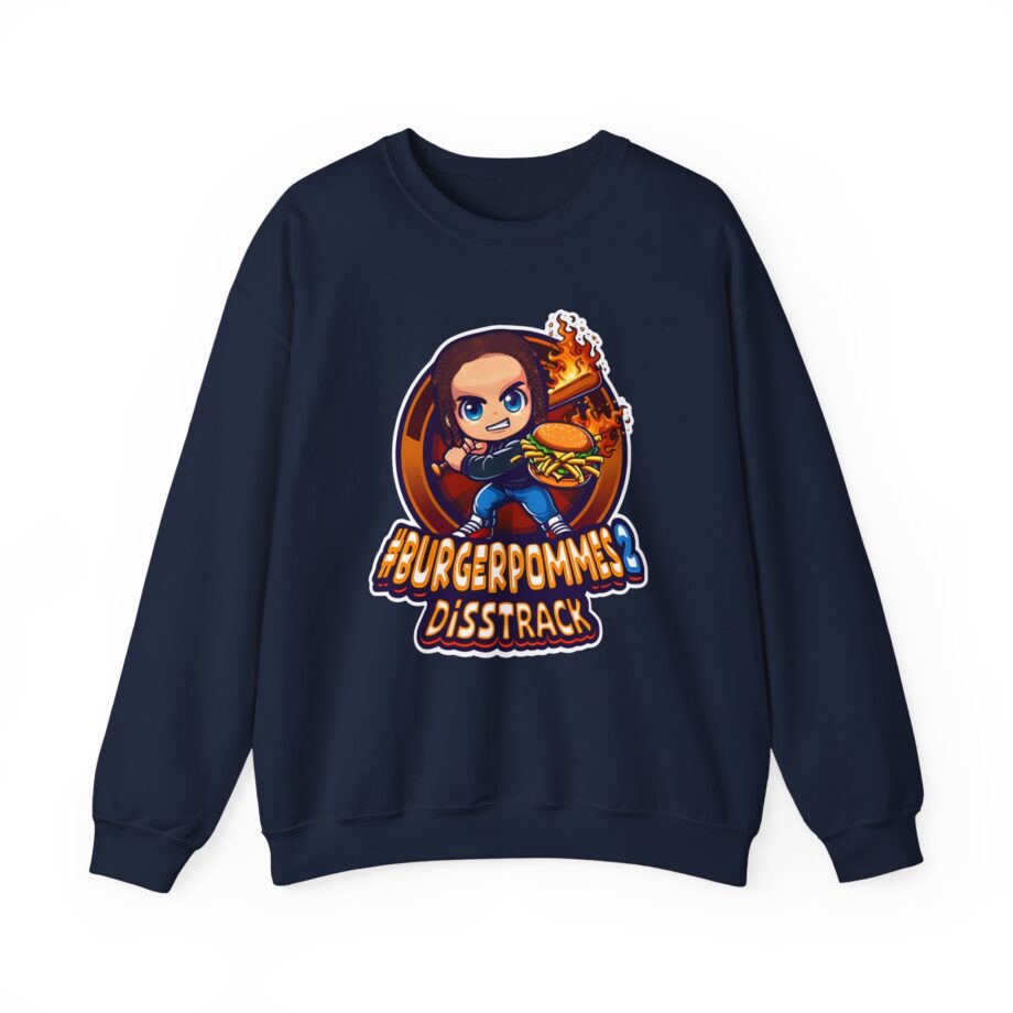 Burger Pommes Unisex Heavy Blend™ Crewneck Sweatshirt