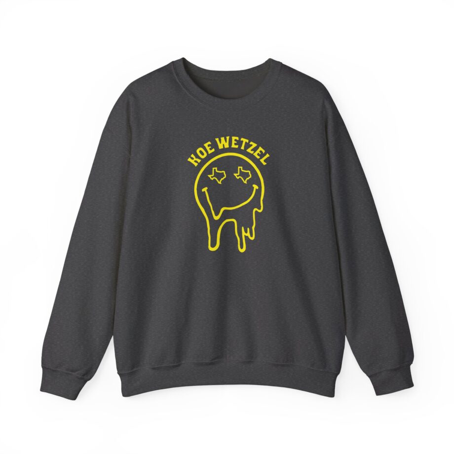 Koe Wetzel Drippy Smiley Unisex Heavy Blend™ Crewneck Sweatshirt