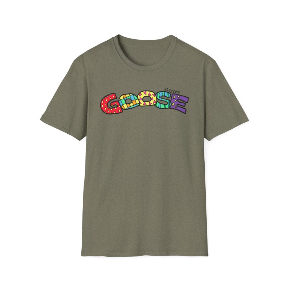 Goose x Staycool   Rainbow Unisex Softstyle T-Shirt