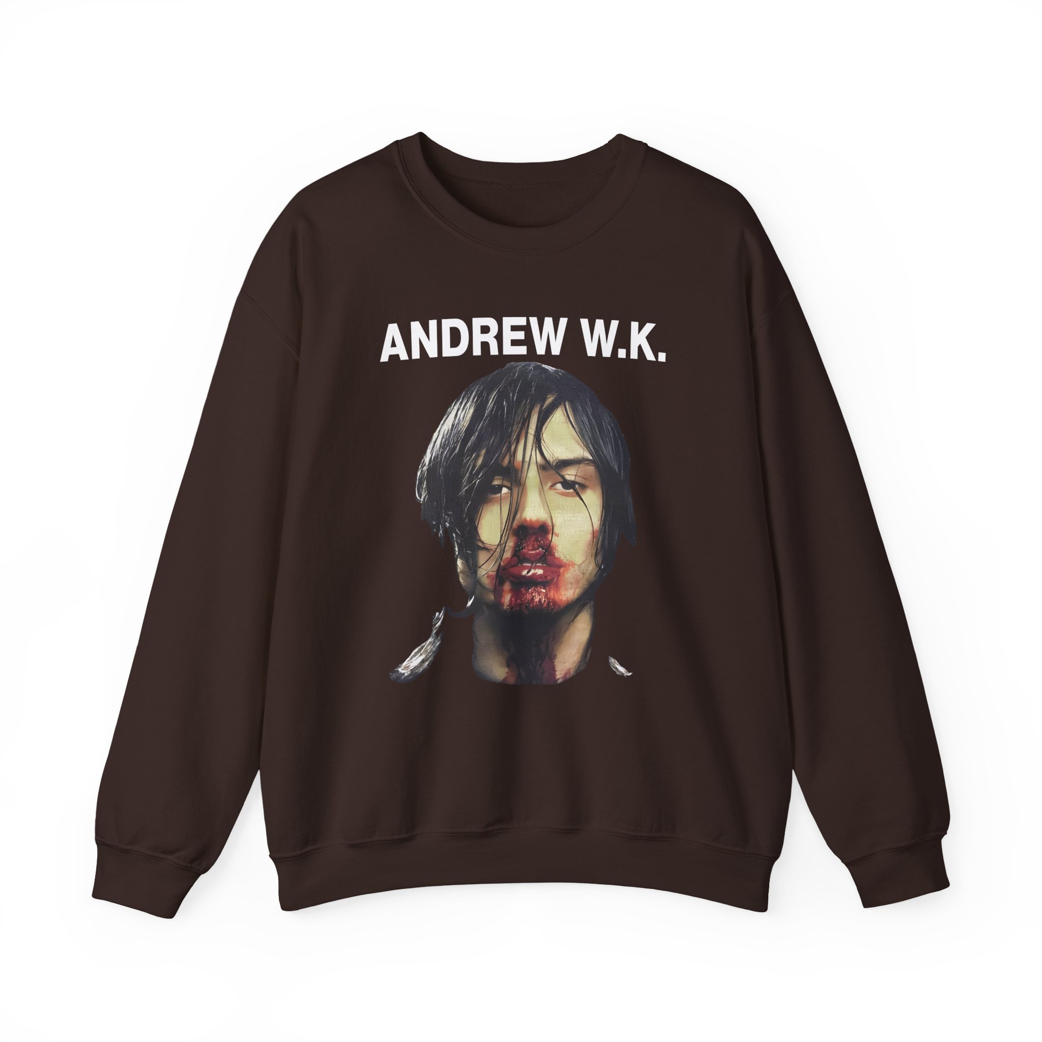 Andrew Wk Unisex Heavy Blendâ„¢ Crewneck Sweatshirt