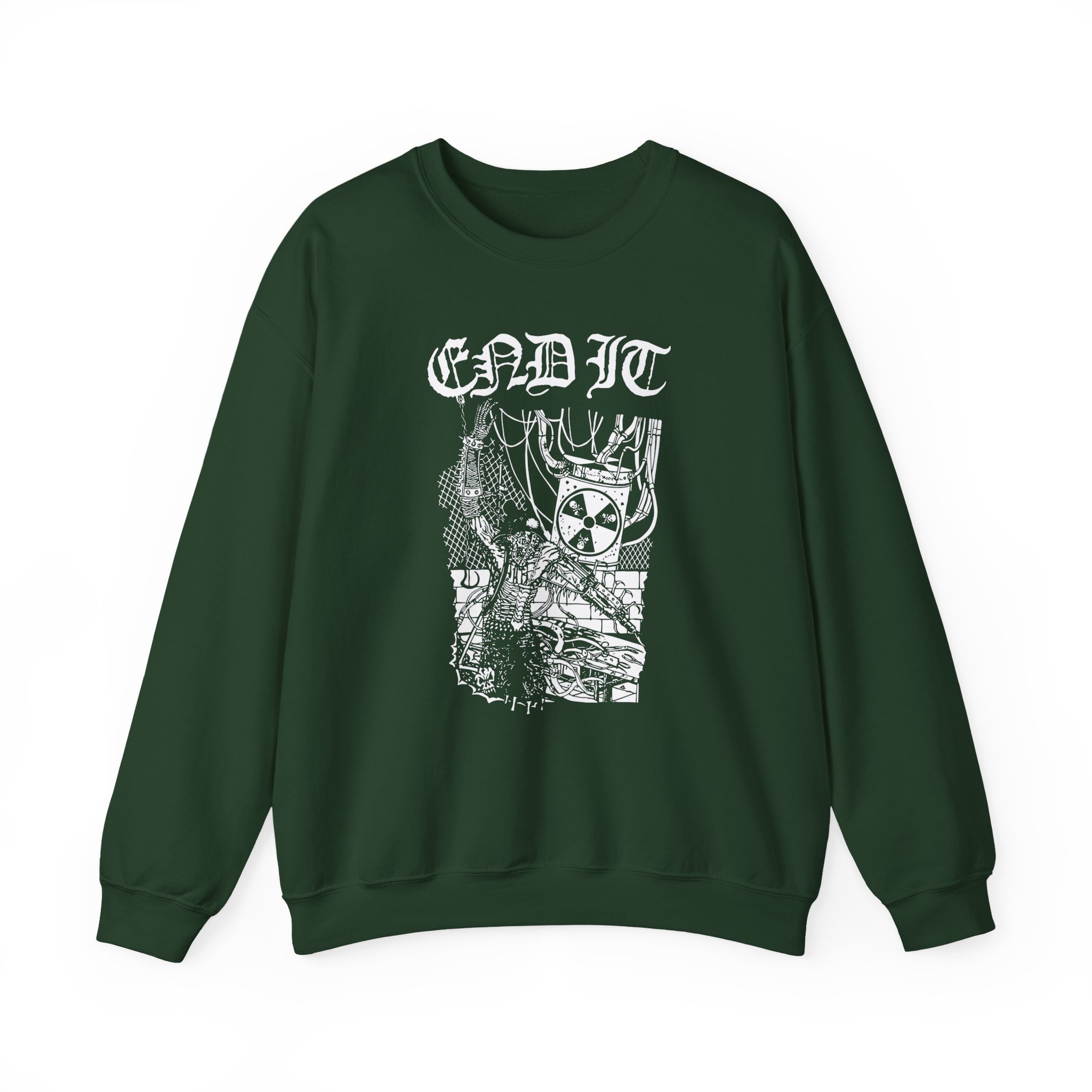 End It Radioactive Unisex Heavy Blend Crewneck Sweatshirt