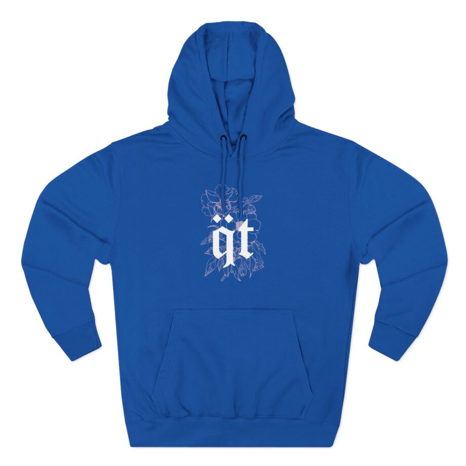 Qtcinderella Three-Panel Fleece Hoodie