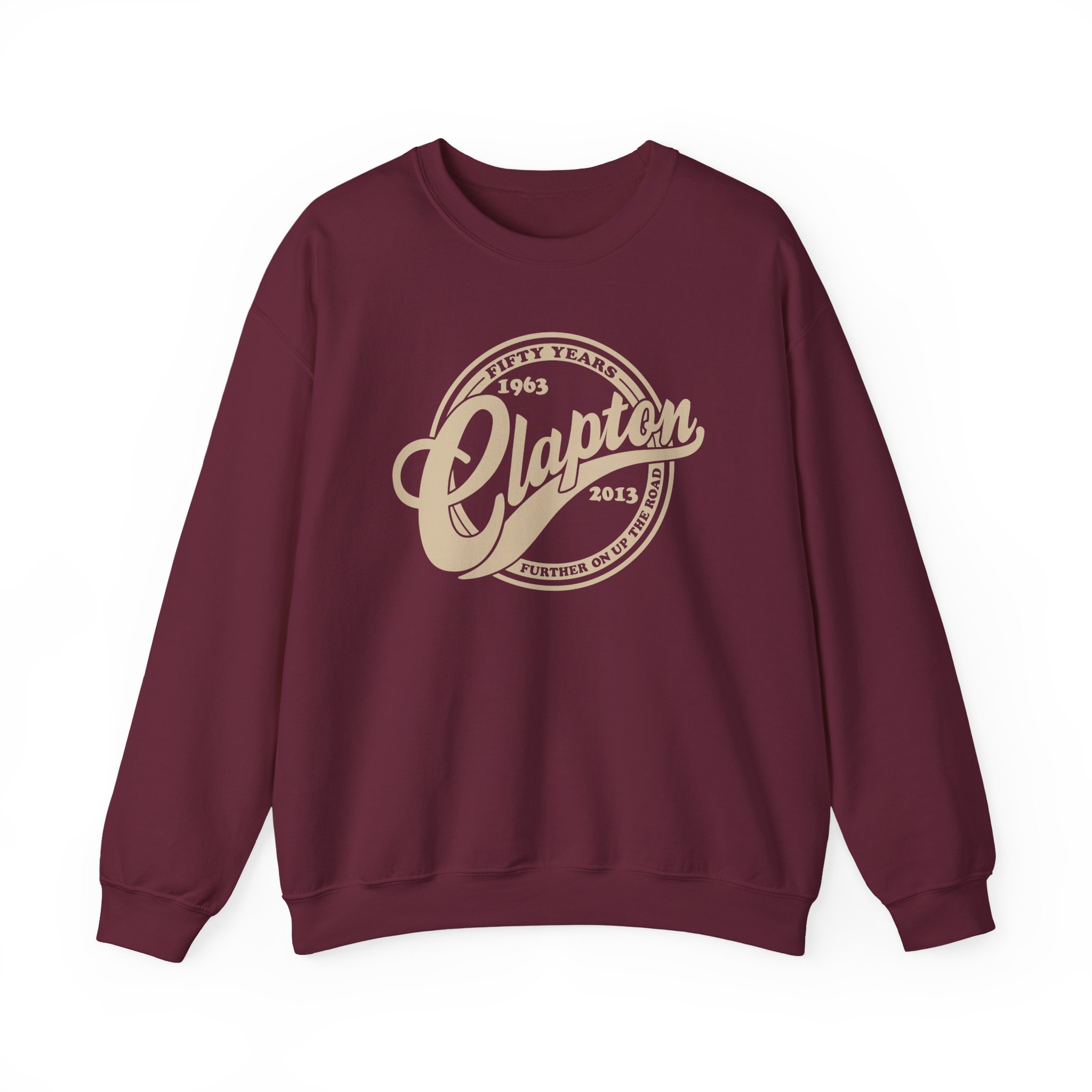 Eric Clapton 50 Years Unisex Heavy Blendâ„¢ Crewneck Sweatshirt
