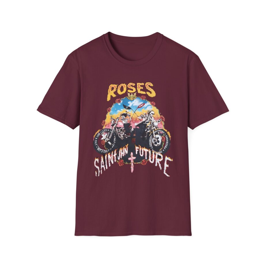Saint Jhn Not a Cult X Freebandz Roses Unisex Softstyle T-Shirt