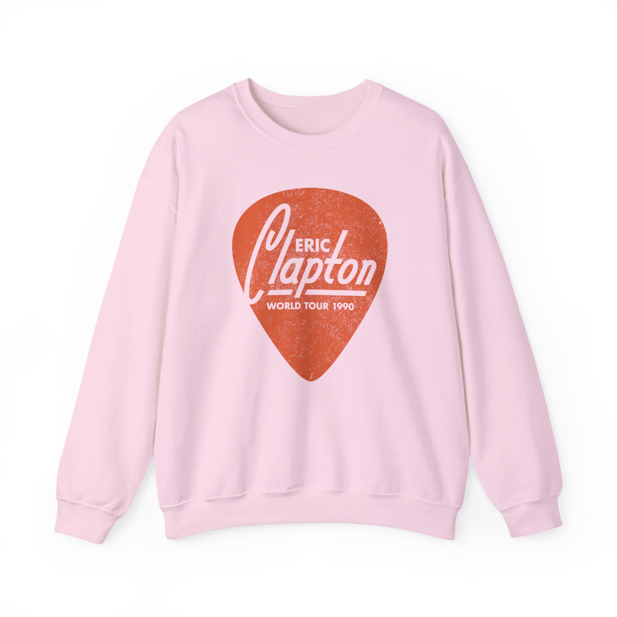 Eric Clapton Guitar Pick Unisex Heavy Blendâ„¢ Crewneck Sweatshirt