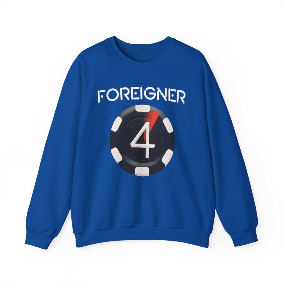 Foreigner 4 Poker Chip Unisex Heavy Blend™ Crewneck Sweatshirt