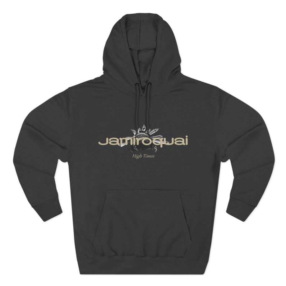 J High Times Hat Logo Three-Panel Fleece Hoodie