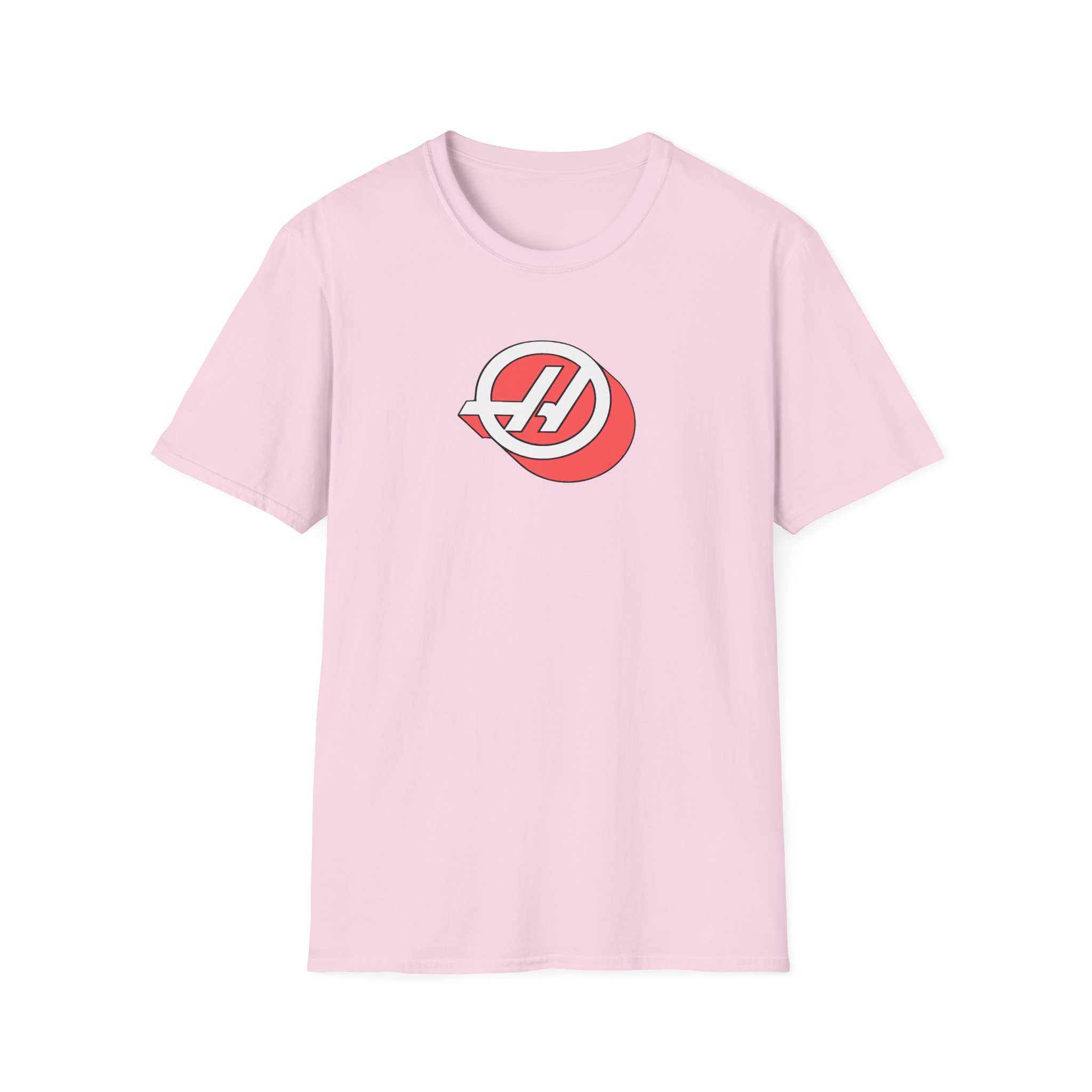 Haas F1 3d Roundel Unisex Softstyle T-Shirt