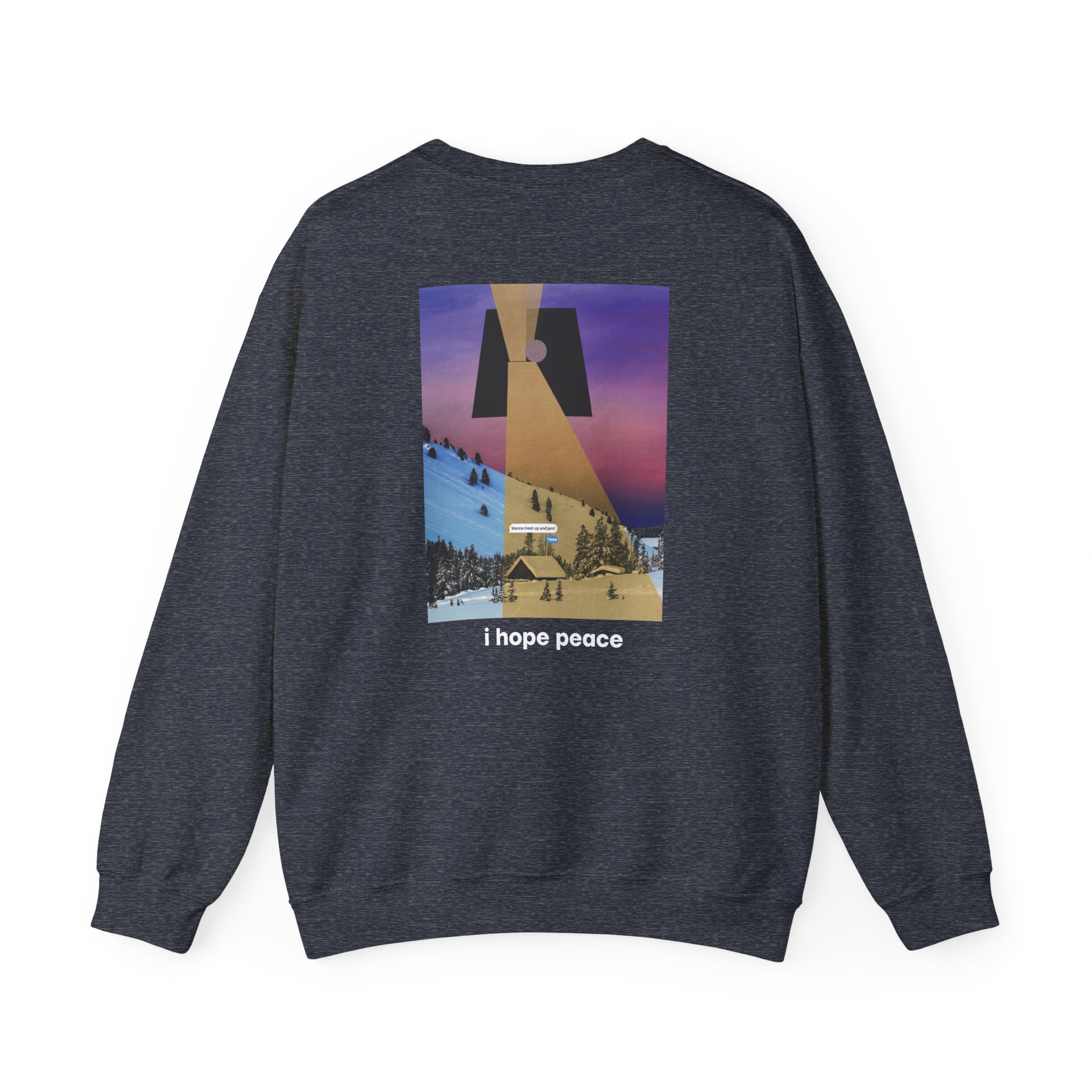 Chon I Hope Peace Unisex Heavy Blendâ„¢ Crewneck Sweatshirt