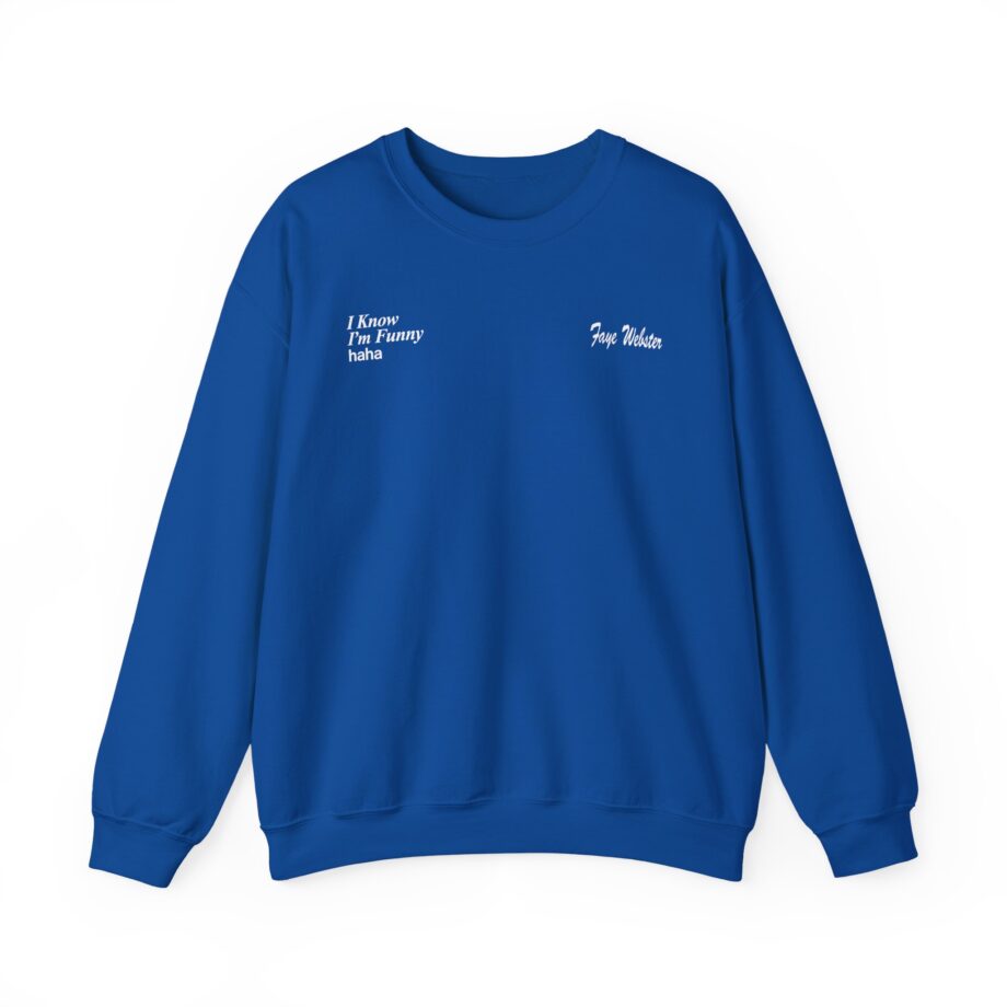Faye Webster I Know I'm Funny Haha Unisex Heavy Blend™ Crewneck Sweatshirt