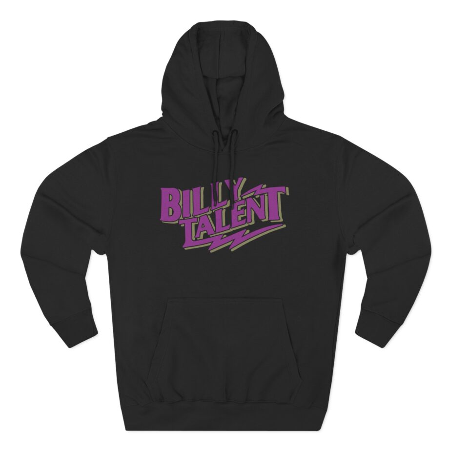 Billy Talent Lightning Logo Three-Panel Fleece Hoodie