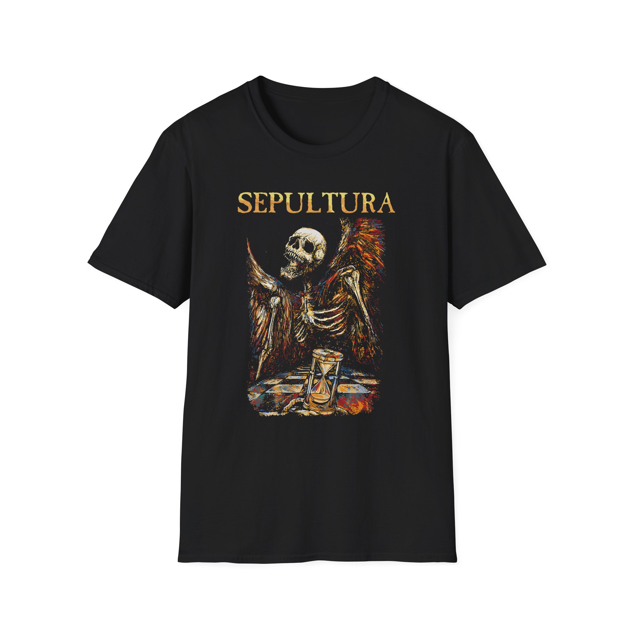 Sepultura Hourglass Unisex Softstyle T-Shirt