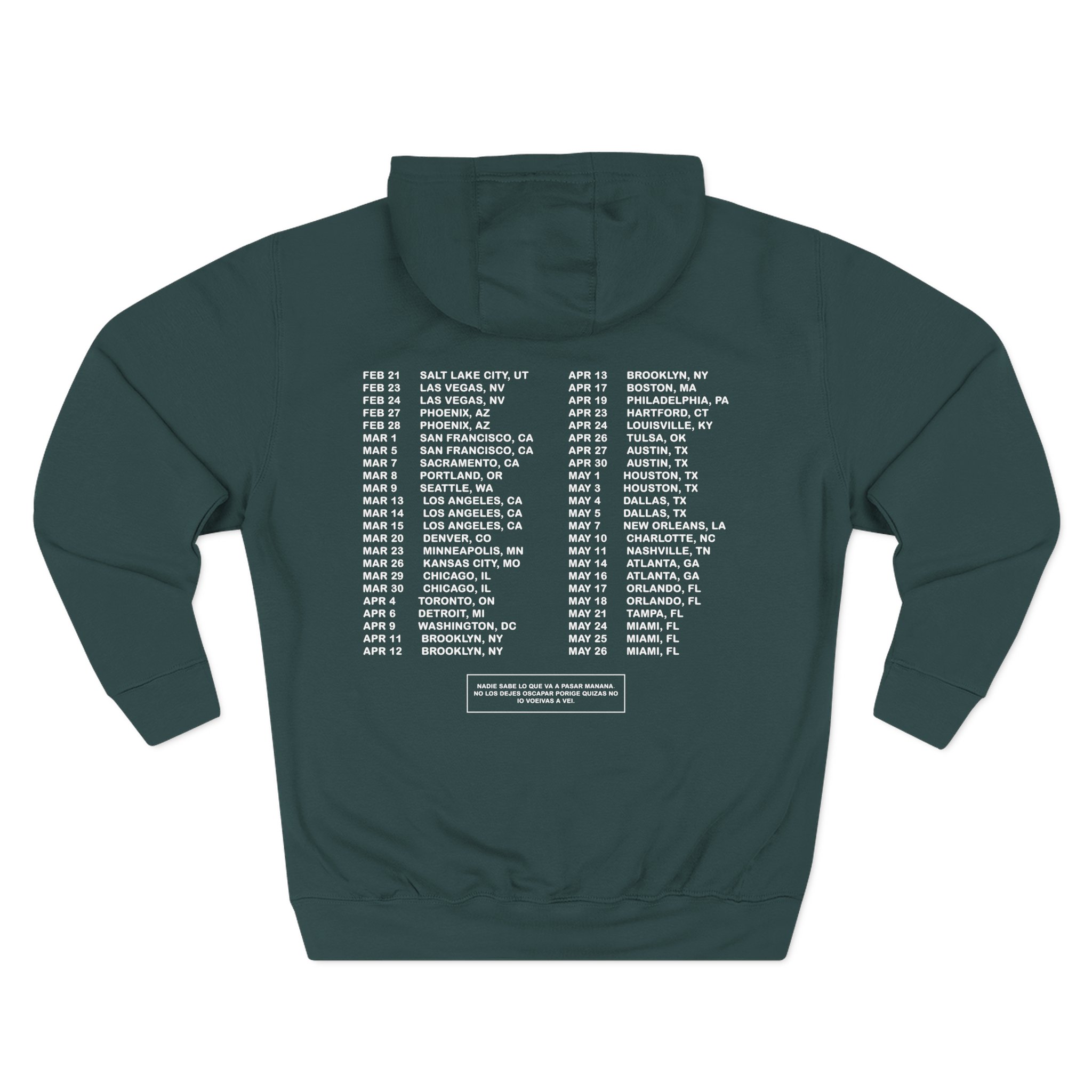 BB Gracias Por Nada Three-Panel Fleece Hoodie