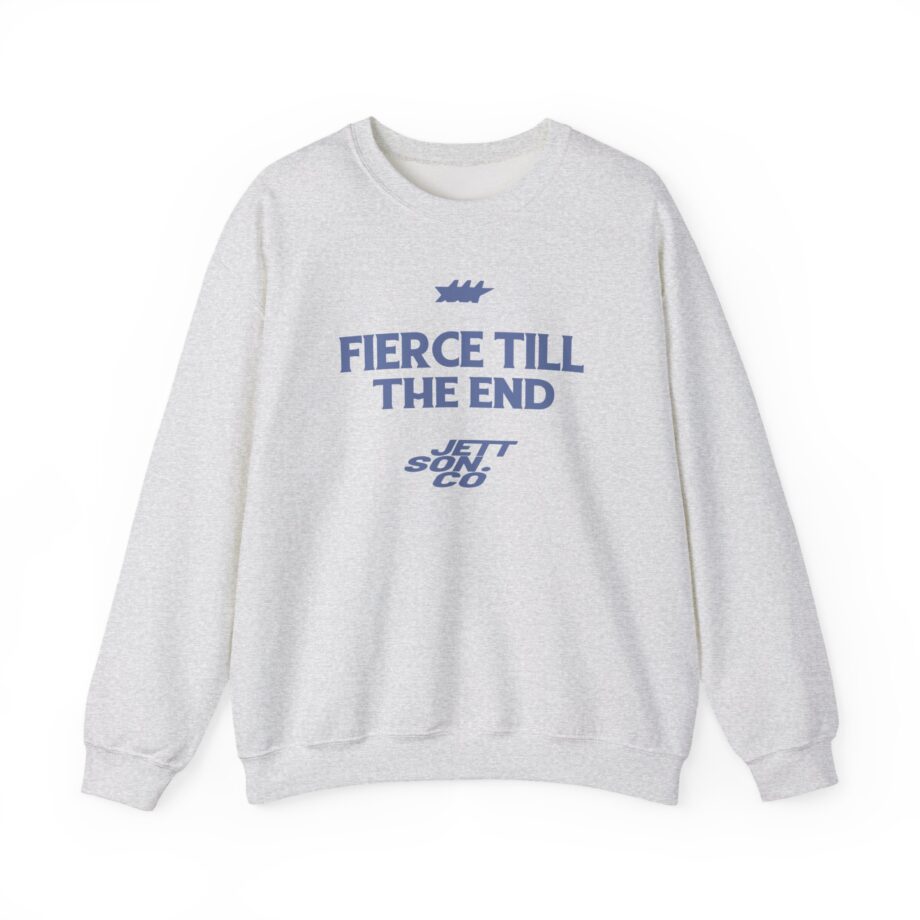 Jett Lawrenc Fierce Till the End Unisex Heavy Blend™ Crewneck Sweatshirt