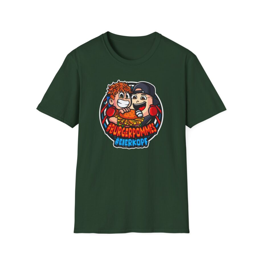 Burger Pommes eierkopf Unisex Softstyle T-Shirt