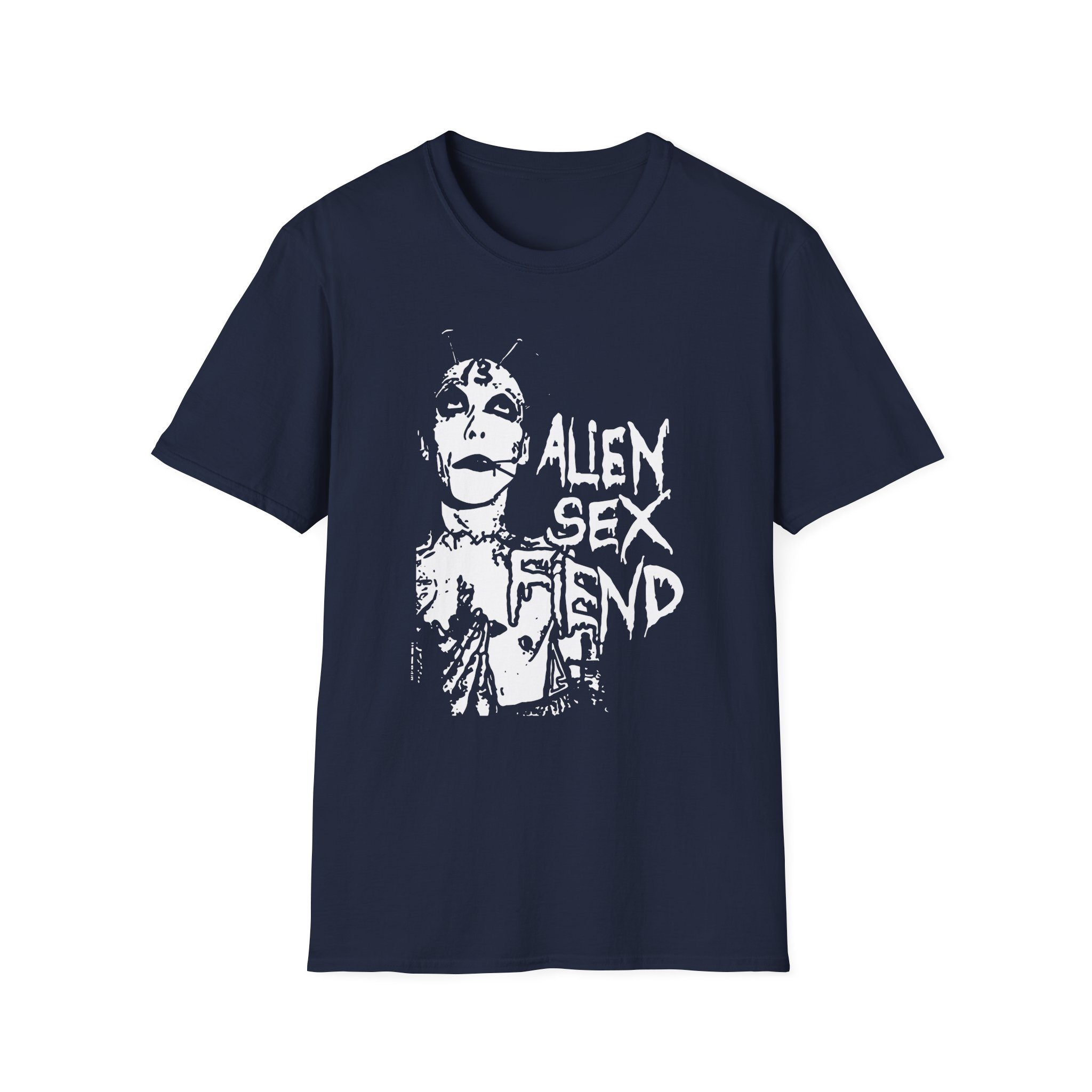 Alien Sex Fiend 13 Head Unisex Softstyle T-Shirt