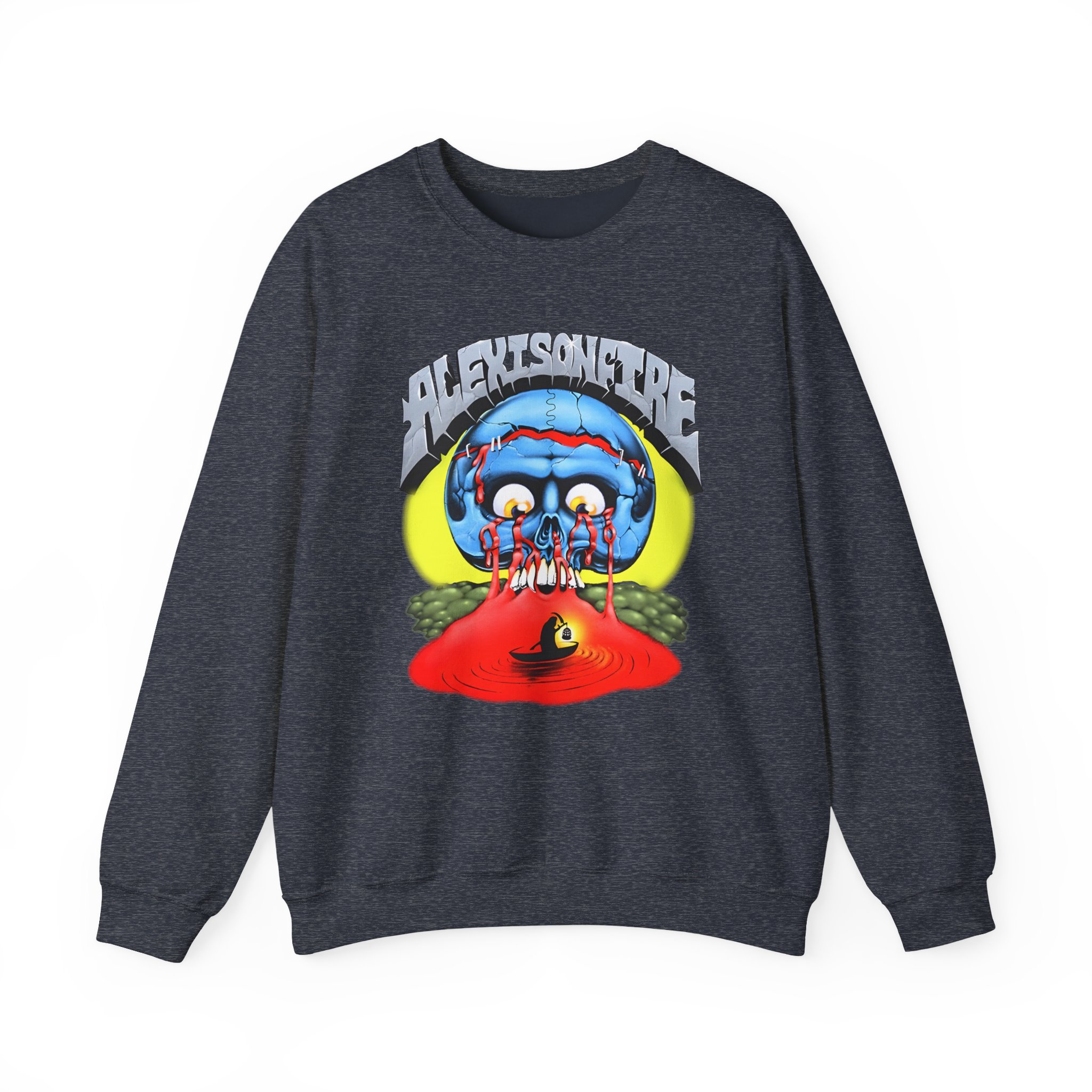 Alexisonfire Skull Island Unisex Heavy Blendâ„¢ Crewneck Sweatshirt