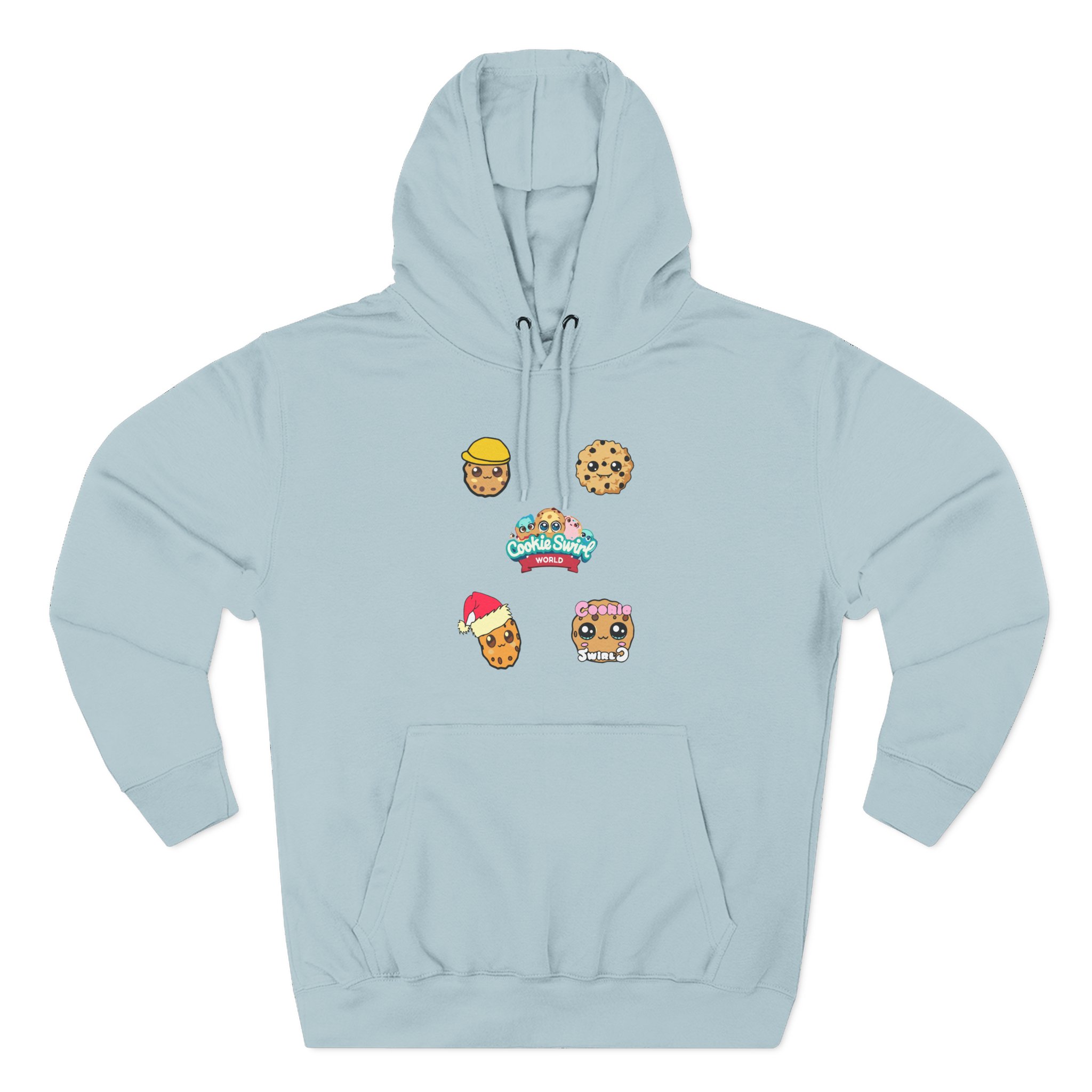 Cookieswirlc Three-Panel Fleece Hoodie