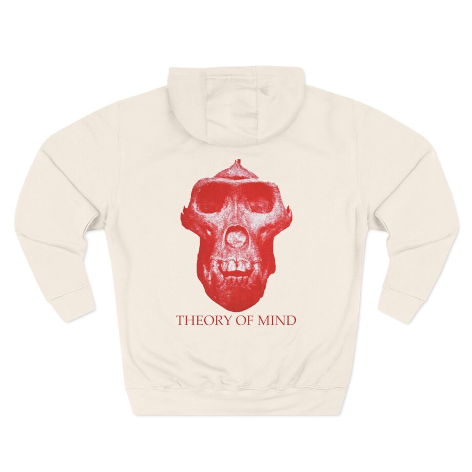 Kublai Khan - Monkey Skull Three-Panel Fleece Hoodie