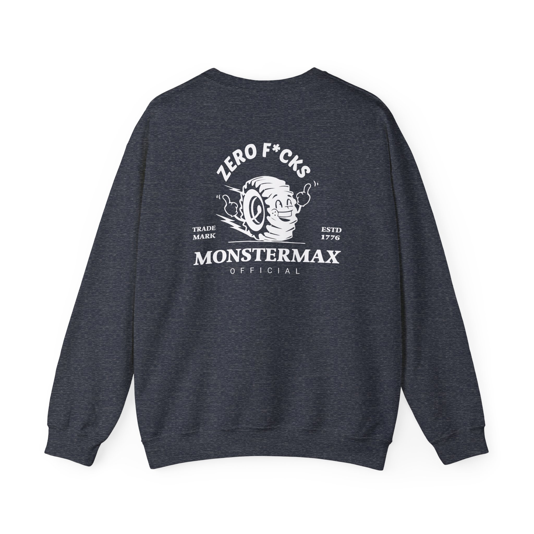 Monstermax Zero Fucks Unisex Heavy Blendâ„¢ Crewneck Sweatshirt