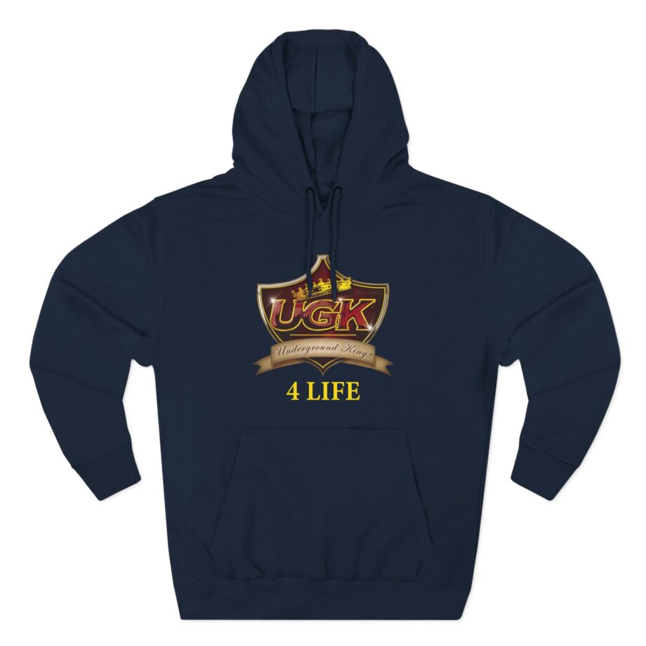 UGK 4 Life Three-Panel Fleece Hoodie