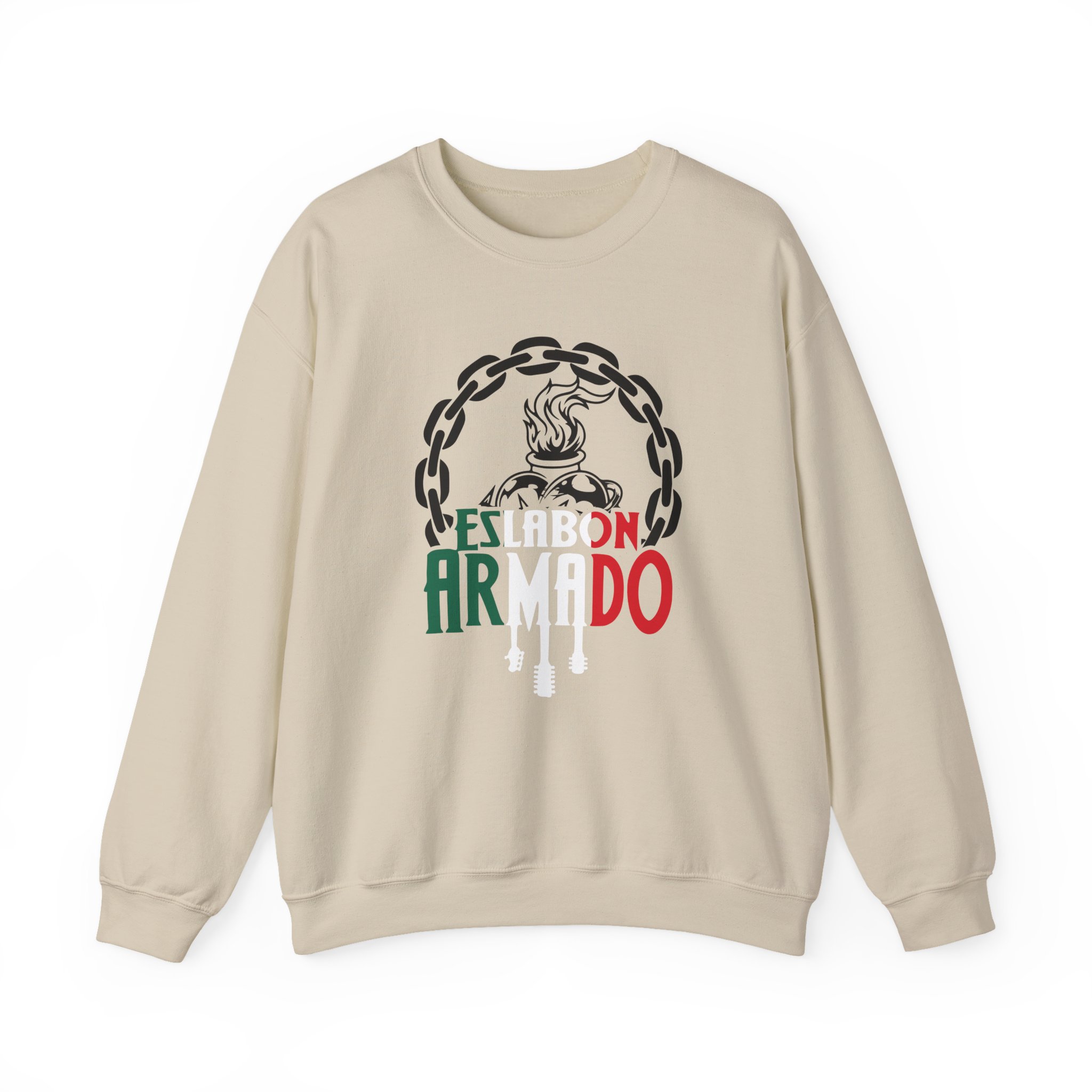 Eslabon Armado asà Lo Quiso Dios Unisex Heavy Blend™ Crewneck Sweatshirt