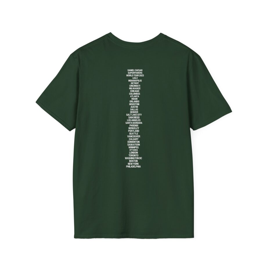 Daniel Caesar Superpowers World Tour Unisex Softstyle T-Shirt