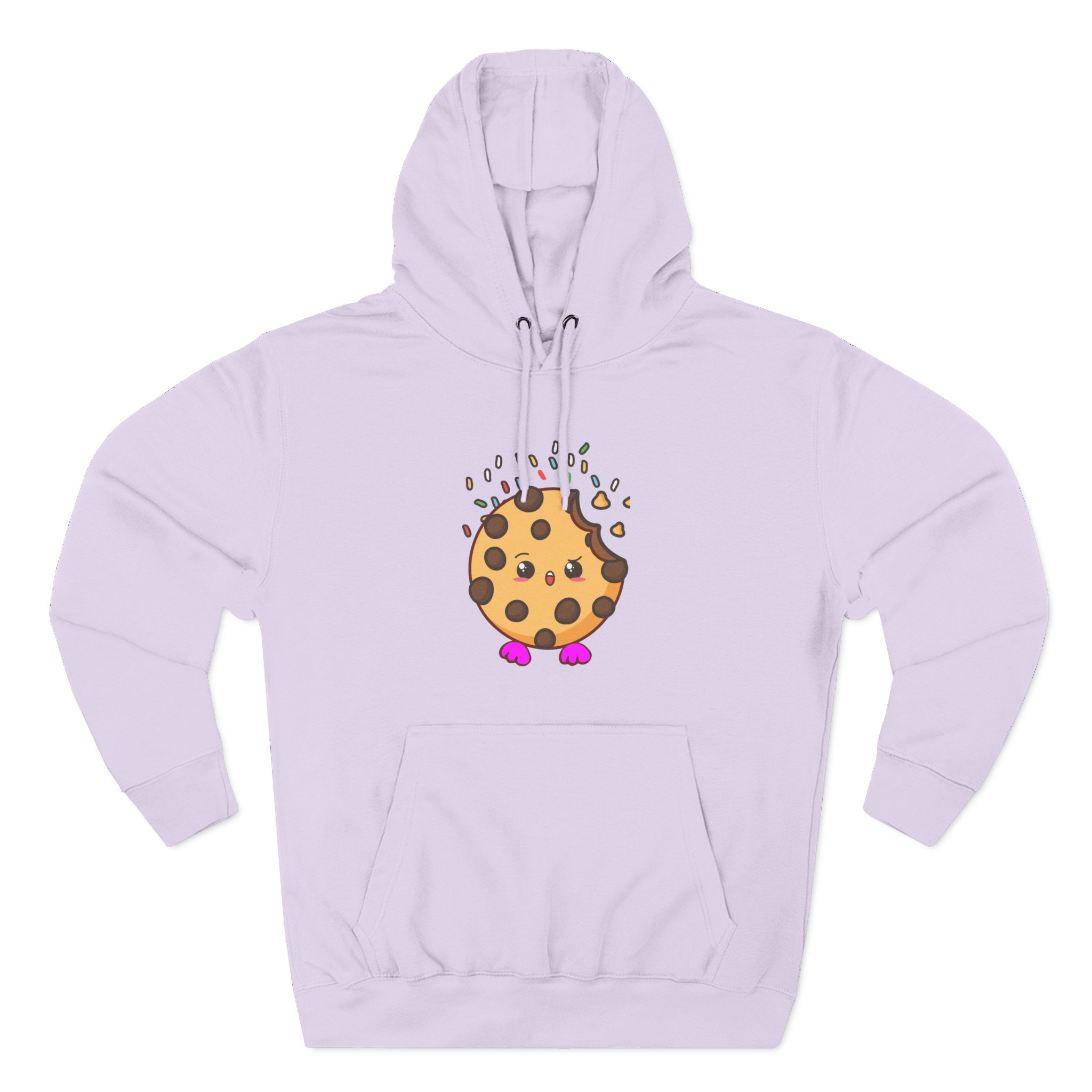 Cookieswirlc Three-Panel Fleece Hoodie