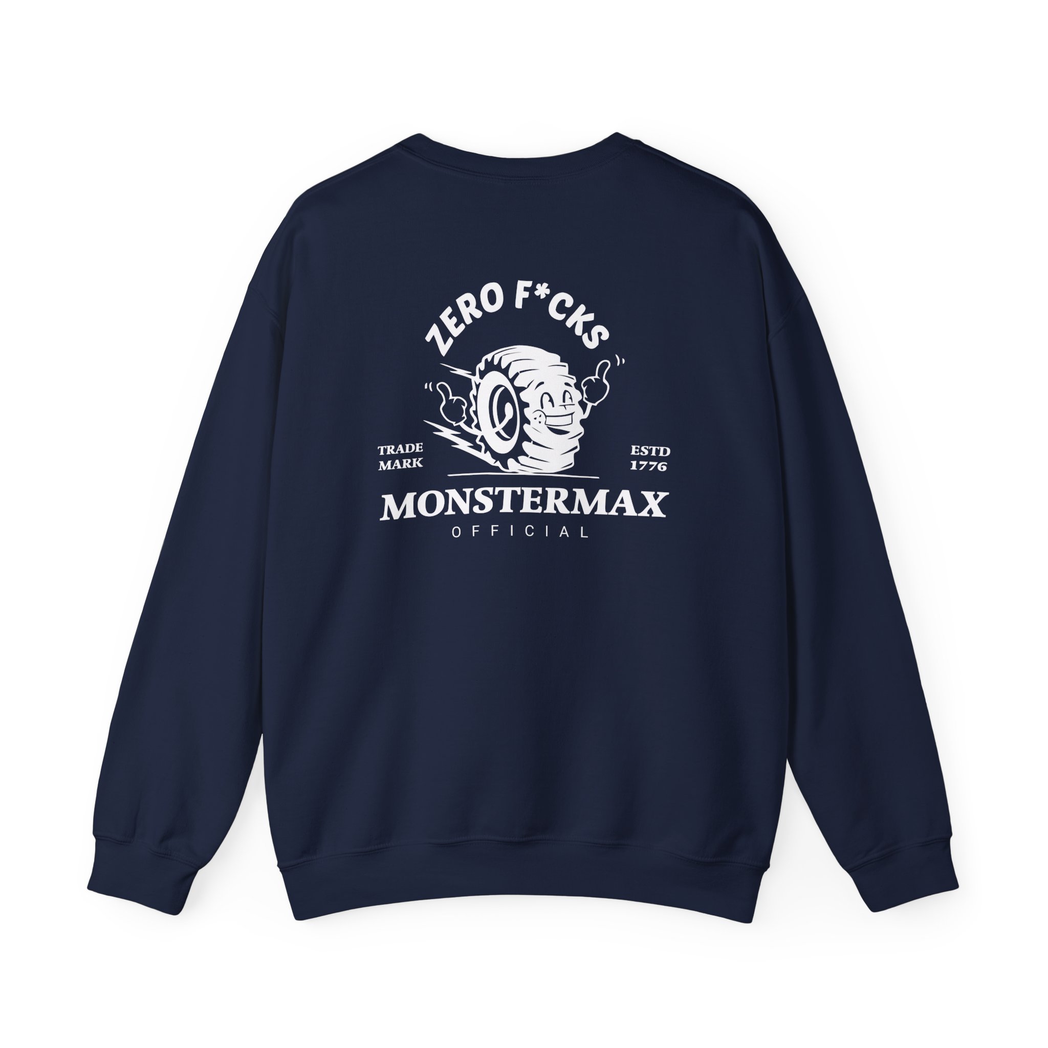 Monstermax Zero Fucks Unisex Heavy Blendâ„¢ Crewneck Sweatshirt