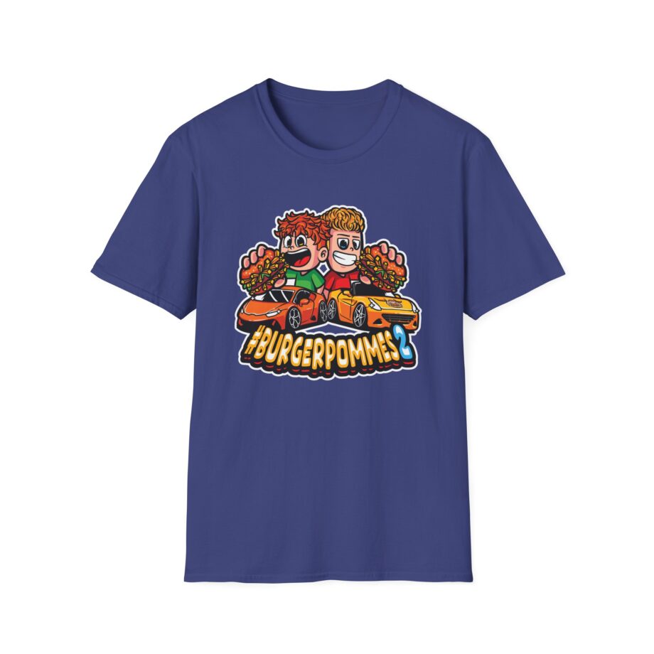 Burger Pommes Unisex Softstyle T-Shirt