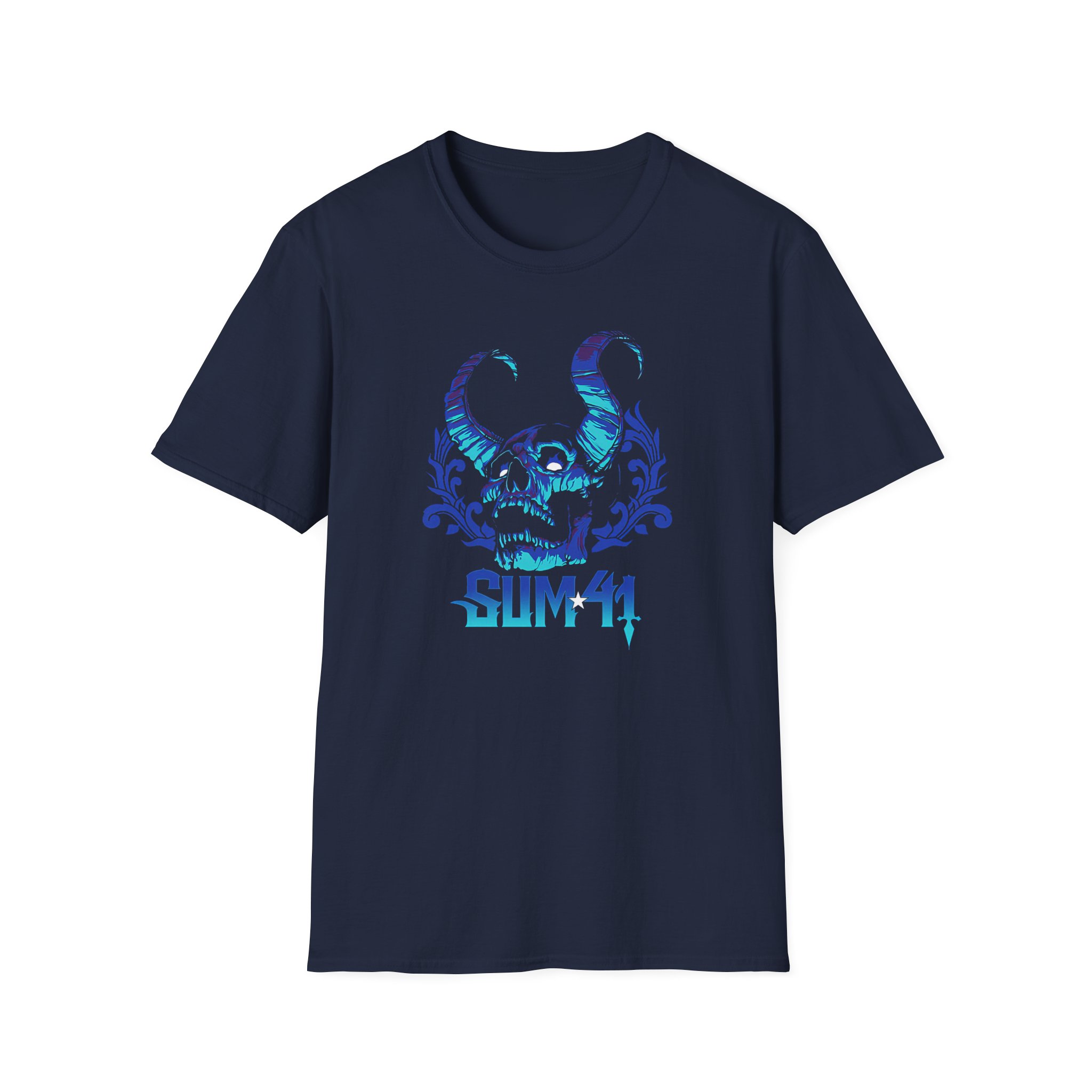Sum 41 Blue Demon Itin Unisex Softstyle T-Shirt