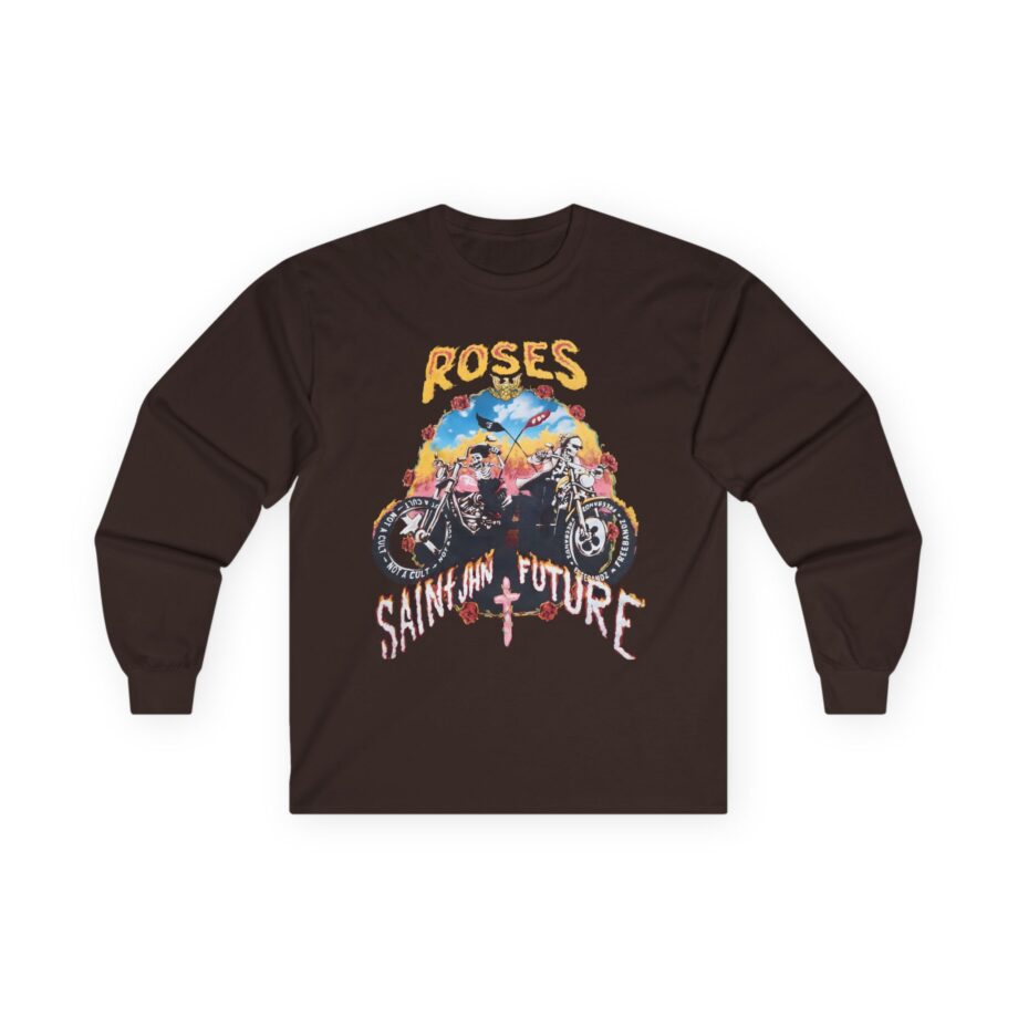Saint Jhn Not a Cult X Freebandz Roses Unisex Ultra Cotton Long Sleeve Tee