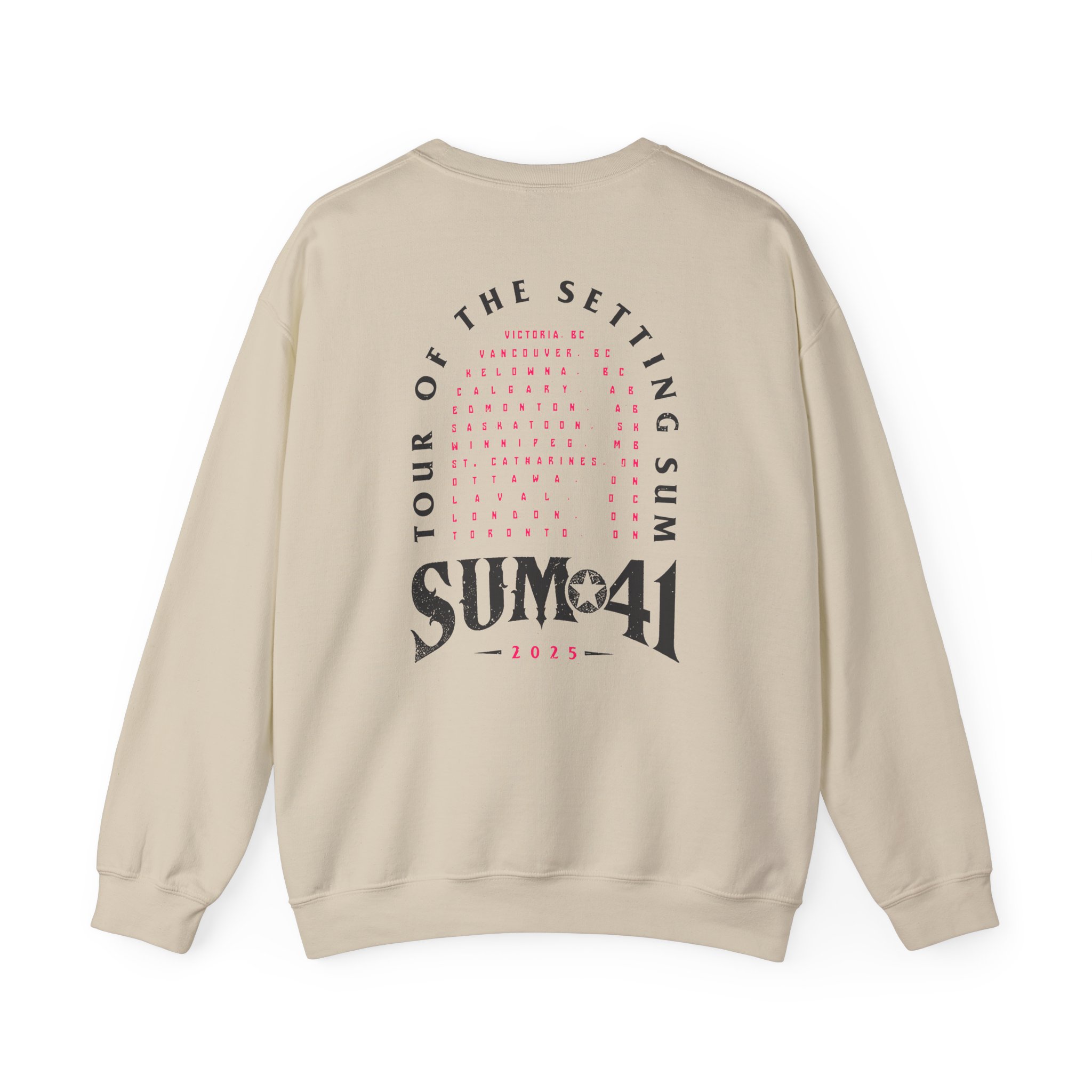 Sum 41 Tour of the Setting Sum Unisex Heavy Blendâ„¢ Crewneck Sweatshirt