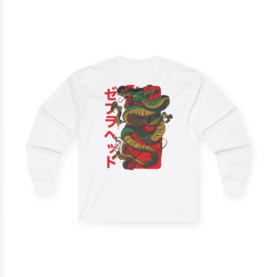 Zebrahead Japanese Dragon Unisex Ultra Cotton Long Sleeve Tee