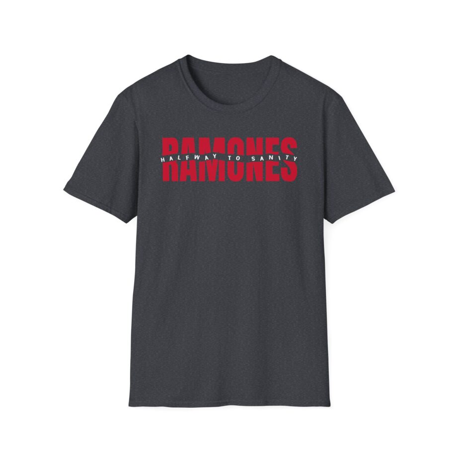 Ramones Halfway To Sanity Unisex Softstyle T-Shirt