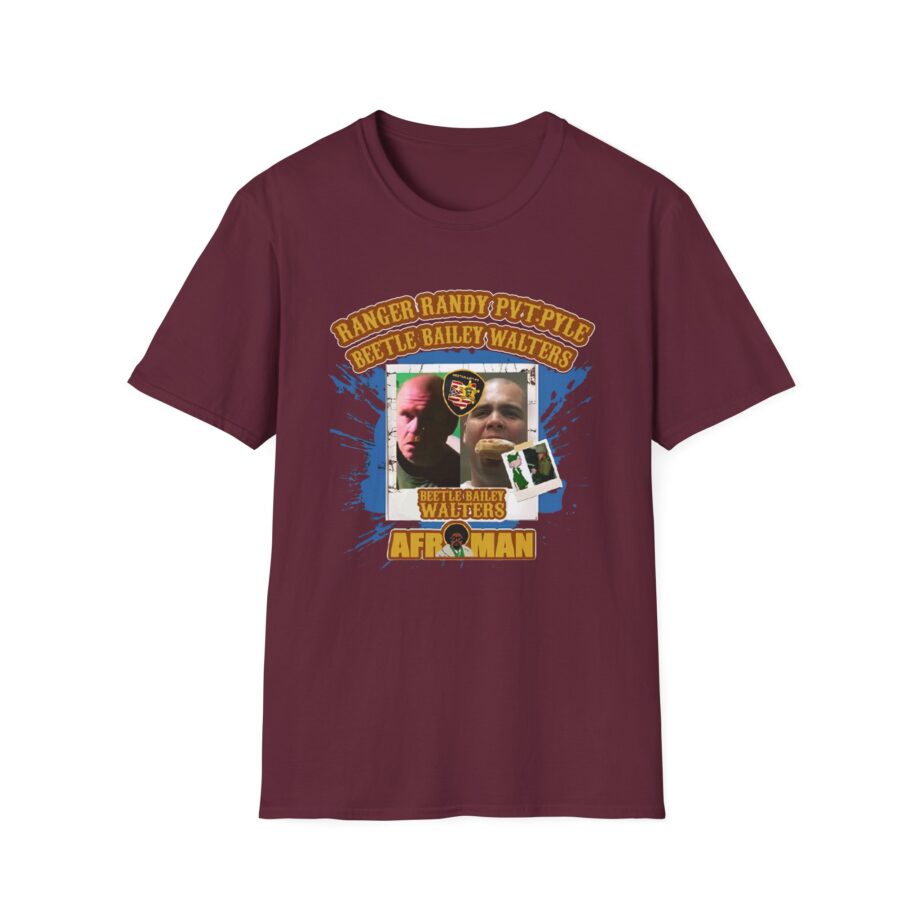 Afroman Ranger Randy Prvate Pyle Beetle Bailey Walters Unisex Softstyle T-Shirt