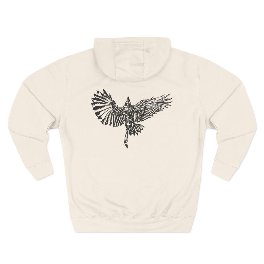 Hardy Three-Panel Fleece Hoodie