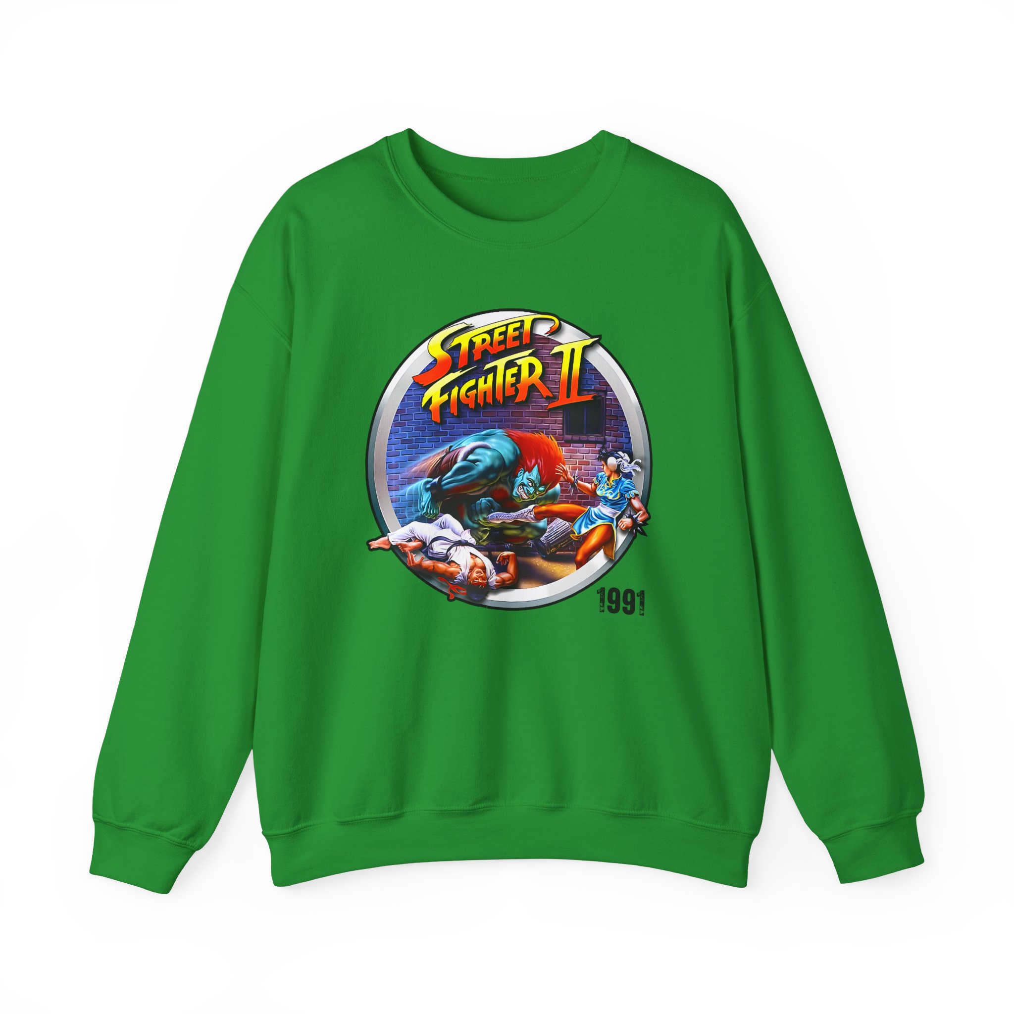Ishowspeed Street Fighter Unisex Heavy Blendâ„¢ Crewneck Sweatshirt